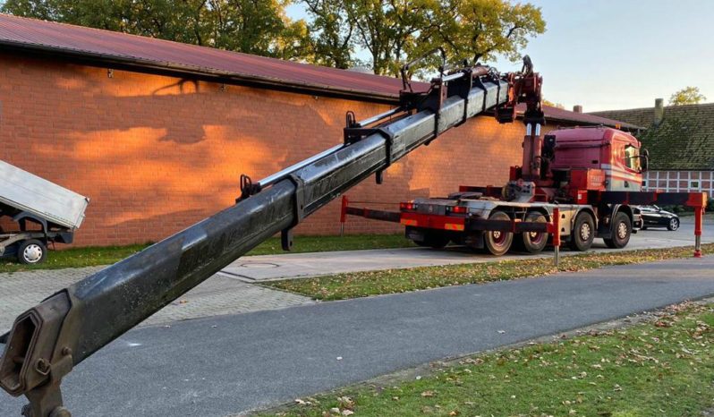 SCANIA R500 8×4 2007 Hidrogrua FASSI F900 XP27 lleno