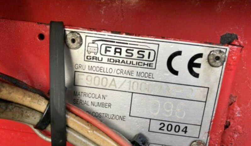 Scania 124C 420 2004 8×2 Hidrogrua FASSI F1000 XP lleno