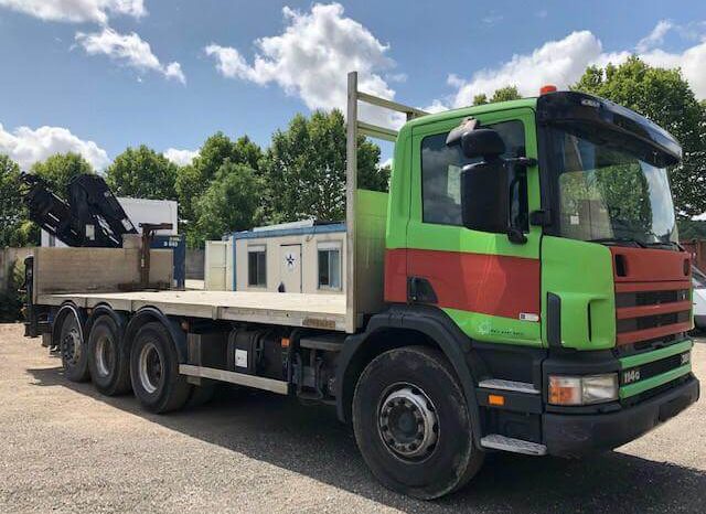 Scania 114G 380 8×4 Hidrogrua HIAB 166 DS-4 HIDOU lleno