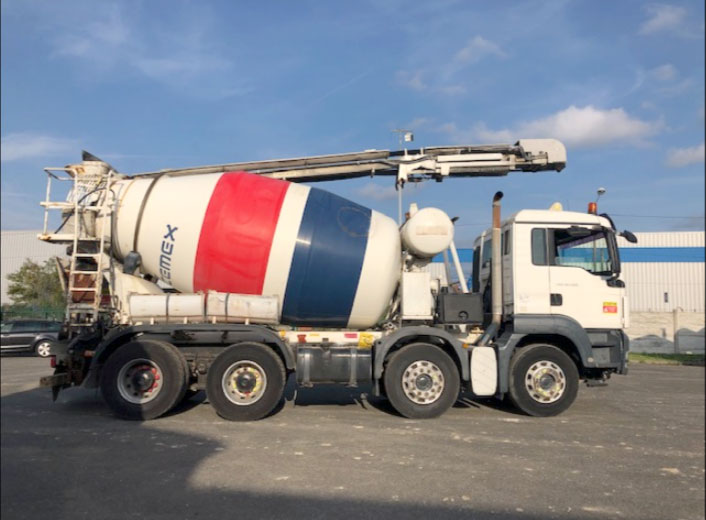 MAN TGS 32.400 8×4 Trompo Hormigonero Cinta THEAM