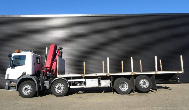 Scania 114G 380 8×2 Hidrogrua HIAB HMF K3 lleno