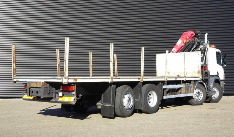 Scania 114G 380 8×2 Hidrogrua HIAB HMF K3 lleno