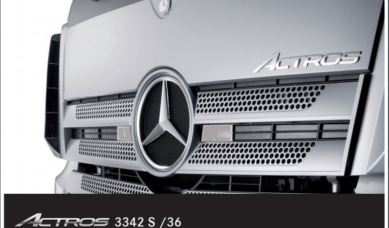 Mercedes Benz Nuevo Actros lleno