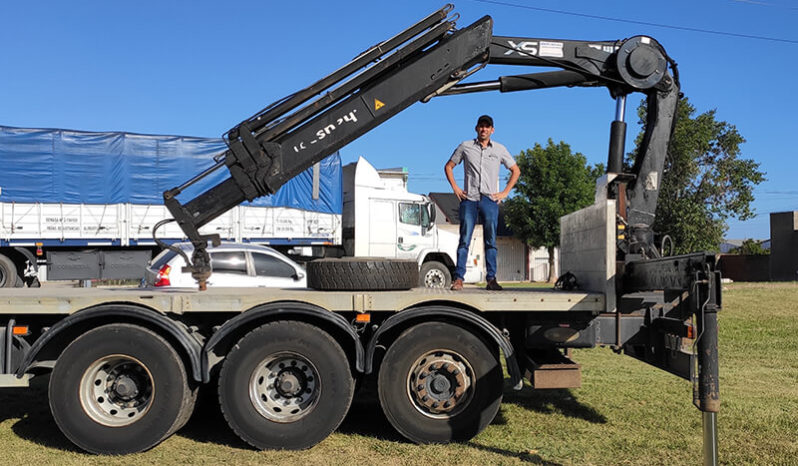 Scania 114G 380 8×4 Hidrogrua HIAB 166 DS-4 HIDOU lleno