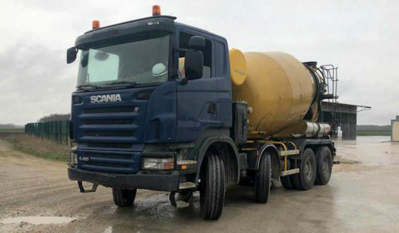 SCANIA R420 8X4 MIXER HORMIGONERO lleno