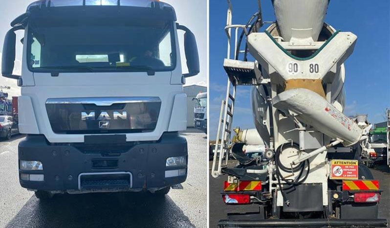 MAN TGS 32.40. 8×4 MIXER HORMIGONERO lleno