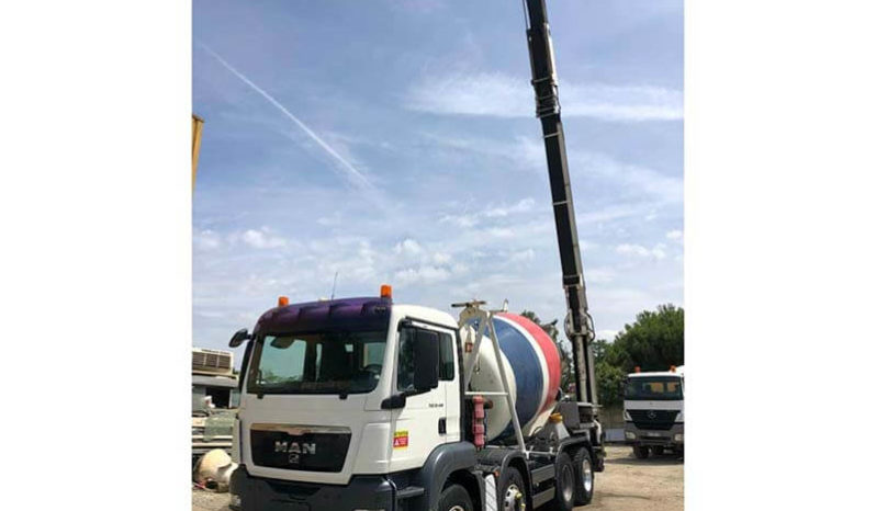 MAN TGS 32400 8×4 Trompo Hormigonero lleno