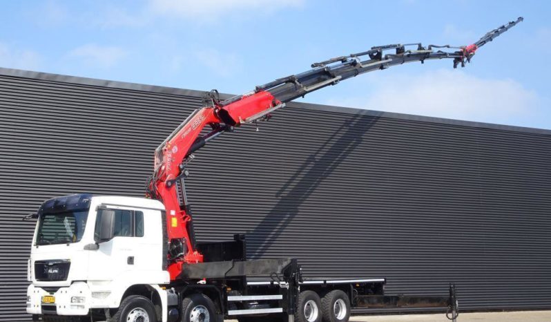 MAN 35.480. 8×4 Hidrogrua FASSI F85/95 + Jib. 8 hidráulicos lleno