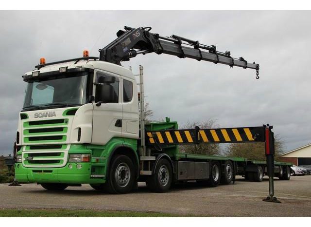 SCANIA R420 8×2 HIDROGRUA HIAB 600E lleno