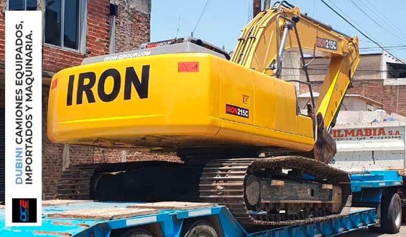 Excavadora XCMG 215C lleno