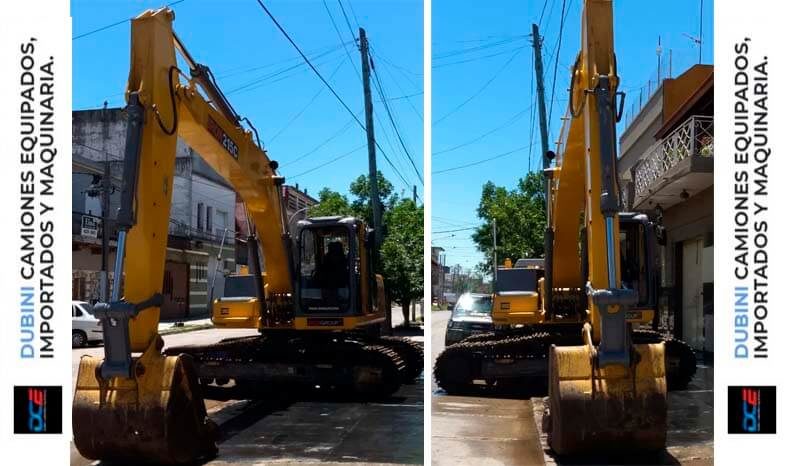 Excavadora XCMG 215C lleno