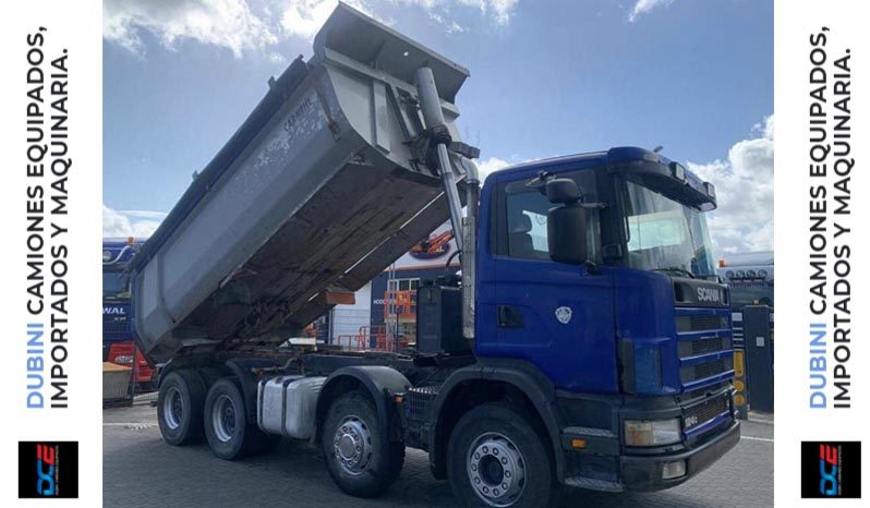 SCANA 124C-420  8×4 + Volcadora 18m3 lleno