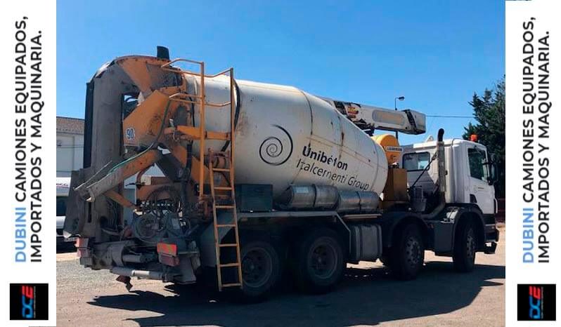 SCANIA P380 8×4 + Trompo Liebherr 8m3 + Cinta THEAM lleno