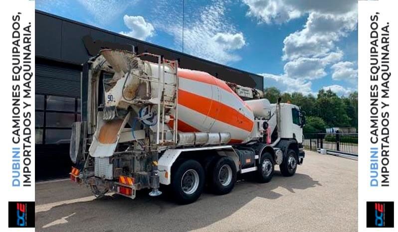 SCANIA P380 8×4 + Trompo Liebherr 8m3 + Cinta Theam lleno