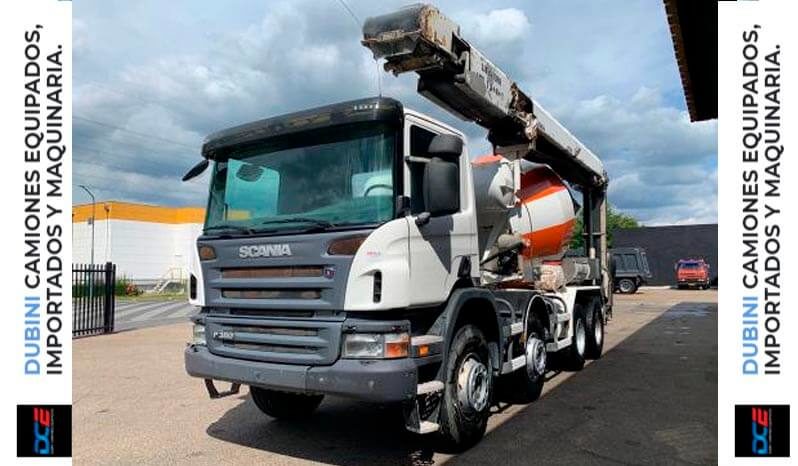 SCANIA P380 8×4 + Trompo Liebherr 8m3 + Cinta Theam lleno