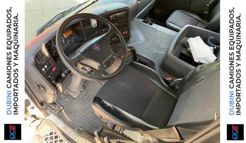 SCANIA  P380 8×4 + Volcadora Trilateral 16m3 lleno