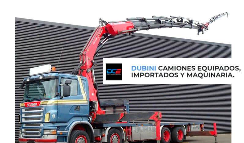 SCANIA R560 8×4 Hidrogrua FASSI F800 BXP.26 + Jib L516