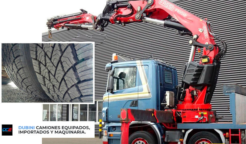 SCANIA R560 8×4 Hidrogrua FASSI F800 BXP.26 + Jib L516 lleno