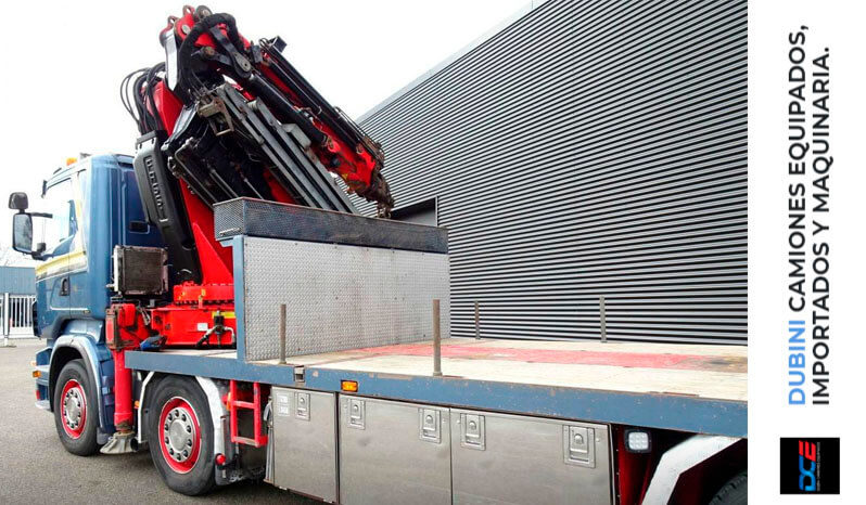 SCANIA R560 8×4 Hidrogrua FASSI F800 BXP.26 + Jib L516 lleno