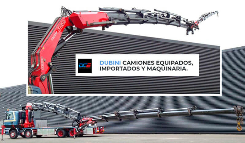 SCANIA R560 8×4 Hidrogrua FASSI F800 BXP.26 + Jib L516 lleno