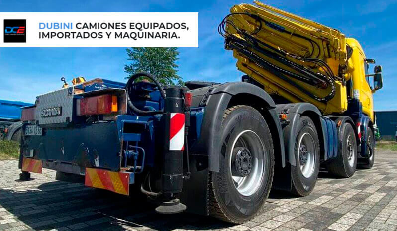 SCANIA R164 LA 480 con Hidrogrua EFFER 720 + Jib lleno