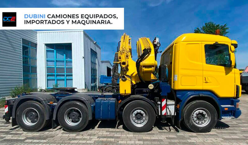 SCANIA R164 LA 480 con Hidrogrua EFFER 720 + Jib lleno