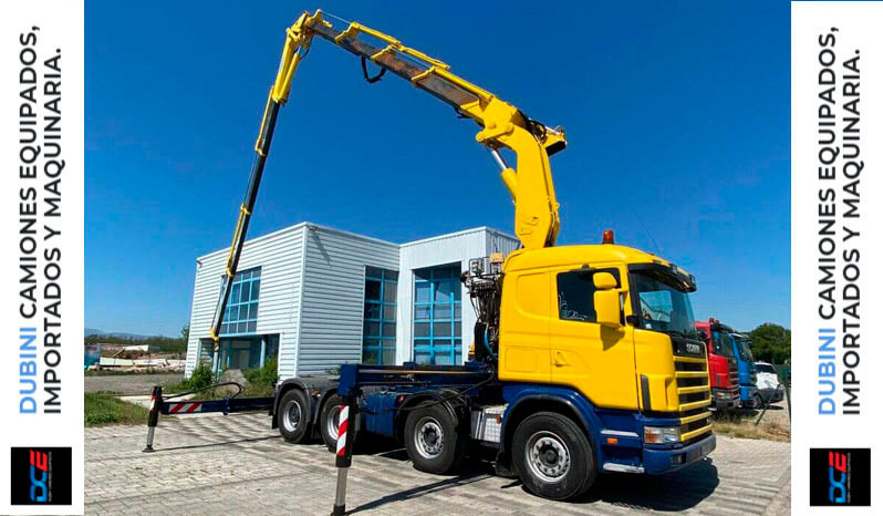 SCANIA R164 LA 480 con Hidrogrua EFFER 720 + Jib lleno