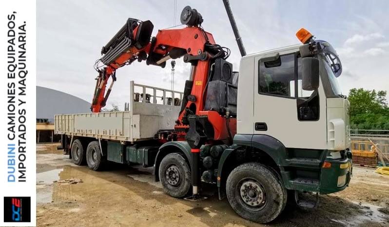 Iveco Trakker AD410T44 8×4 + Hidrogrua Palfinger PK100002F + Jib lleno