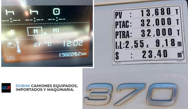 VOLVO 370 8×4 + Trompo Liebherr 9m3 lleno