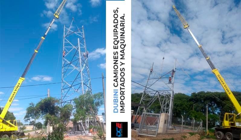 Grua Krupp 40tn 1980 lleno