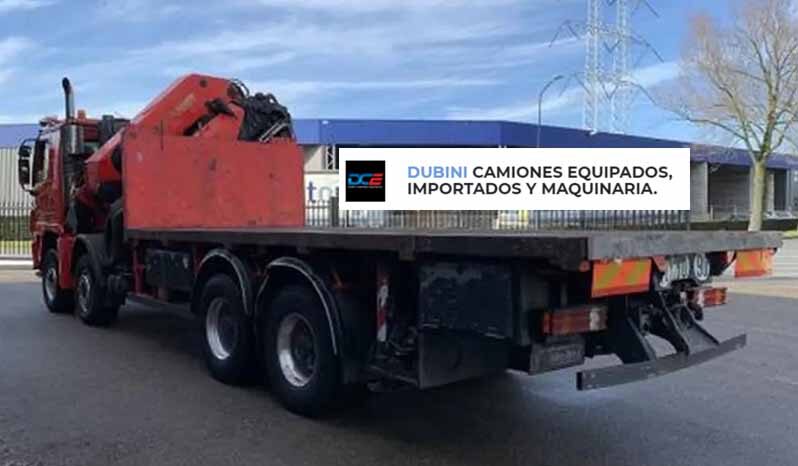 Mercedes Benz Actros 4150 8×4 Hidrogrua Palfinger lleno