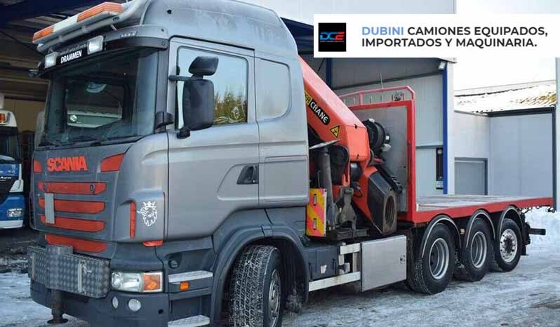 SCANIA R480.  8×4 Tridem. Ańo 2011 lleno