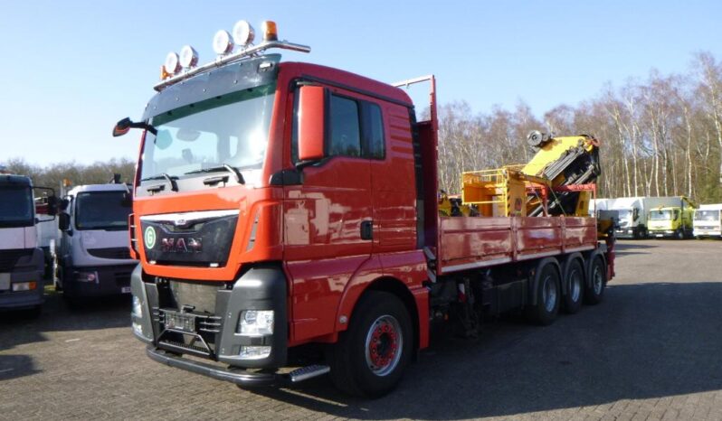 MAN 35-480.  8×4 Tridem Grúa Palfinger PK 66000 lleno